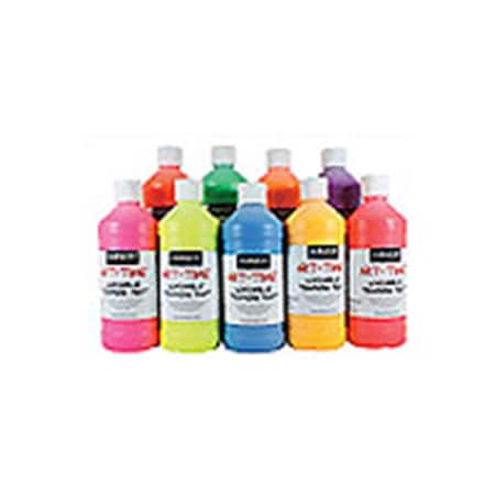 Art Supplies Fluorescent Tempera Paint - Red 225720